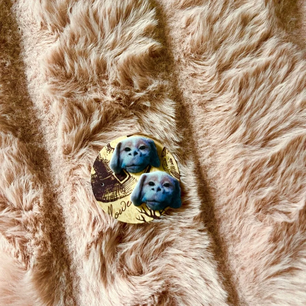 Falcor the Luck Dragon Earrings - Picture 2 of 4